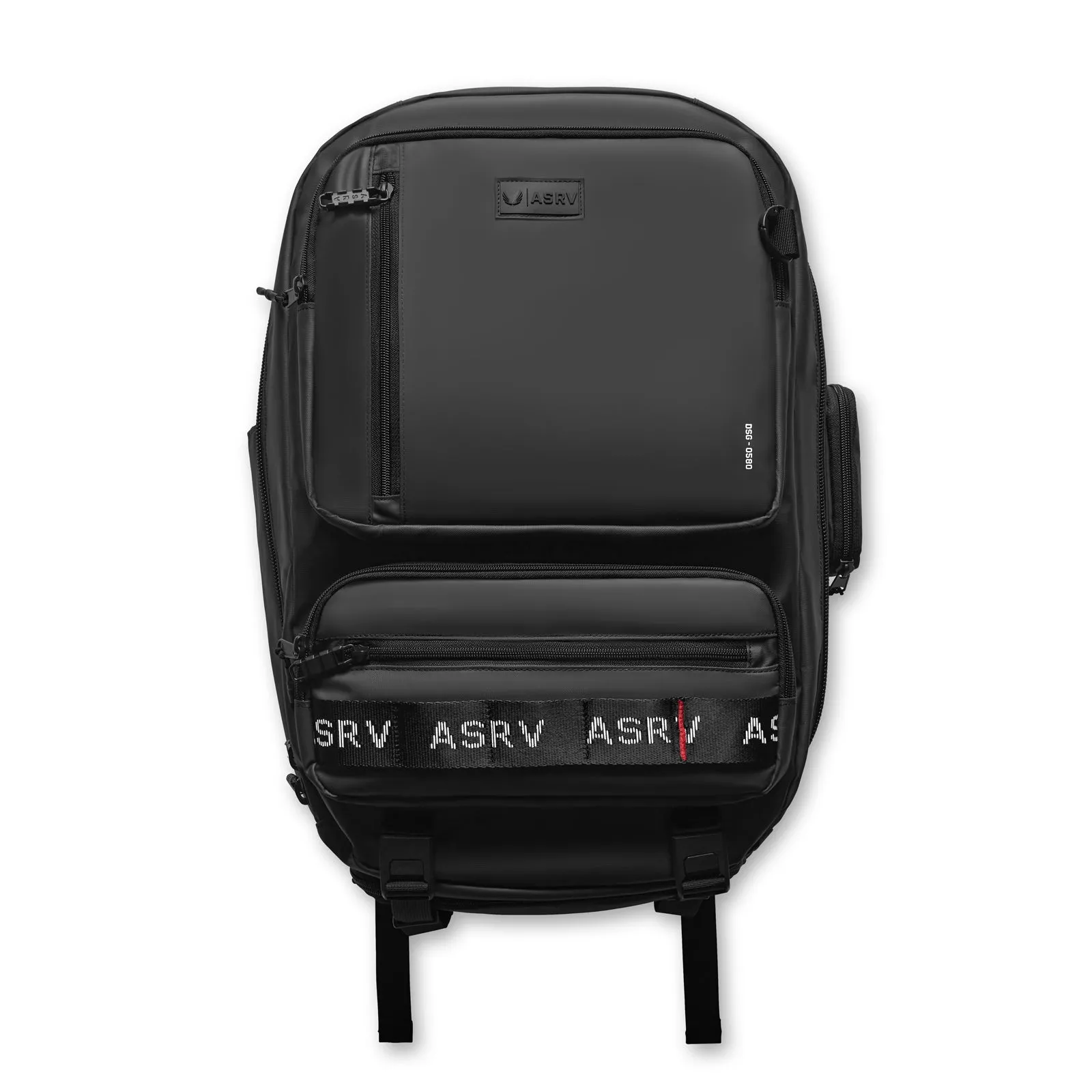 0580. Waterproof Large Travel Backpack - Black ASRV
