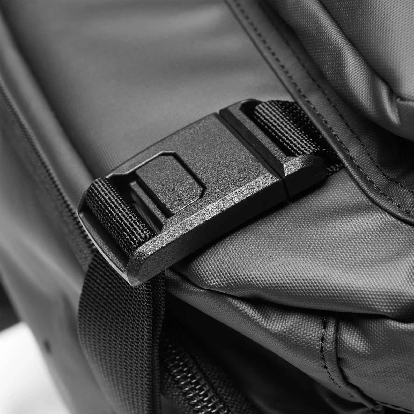 0580. Waterproof Large Travel Backpack - Black ASRV