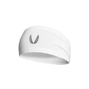0629. ASRV x Outlast Phase Change Headband - White "Reflective Wings" ASRV