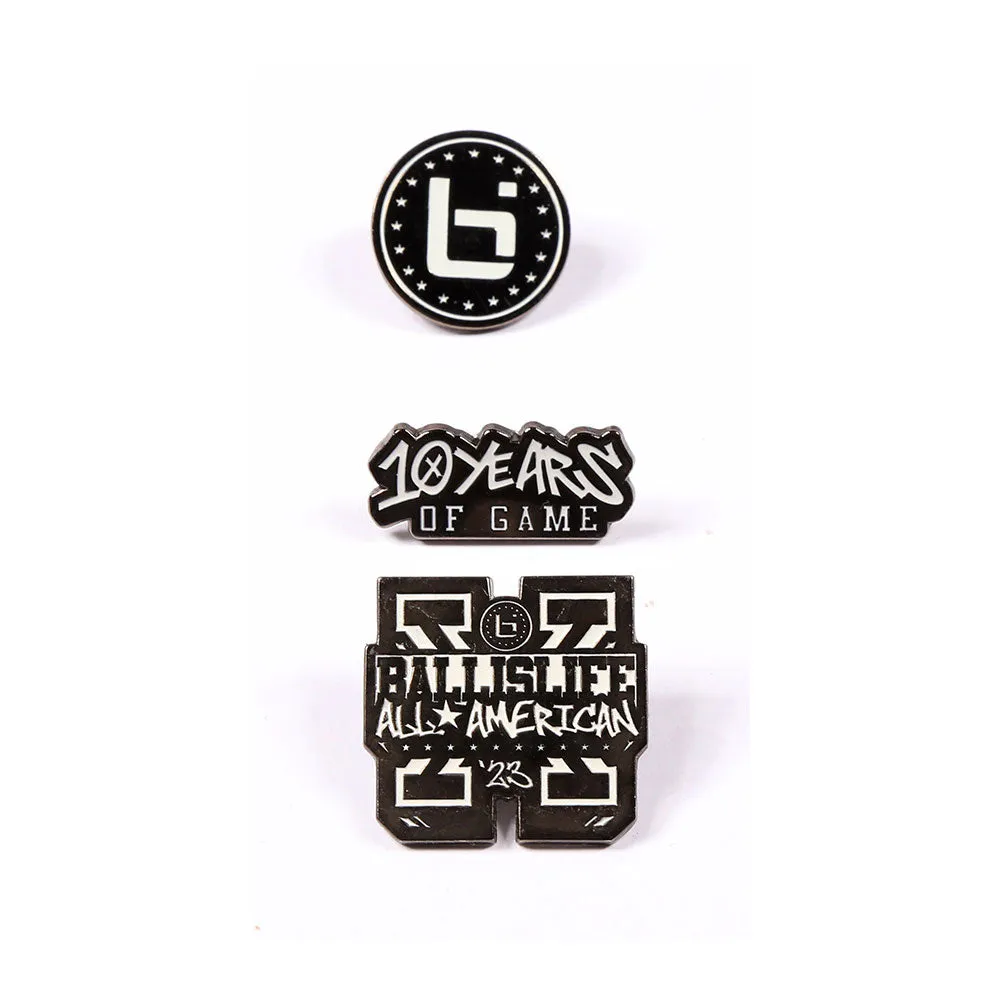 2023 BILAAG Event Pins (3-Set) Ballislife