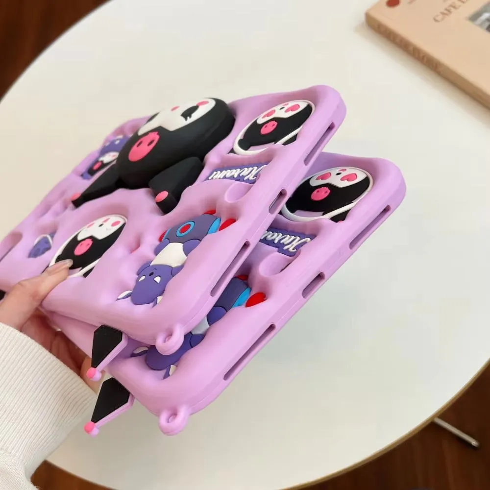 3d Pink Kitten iPad Case