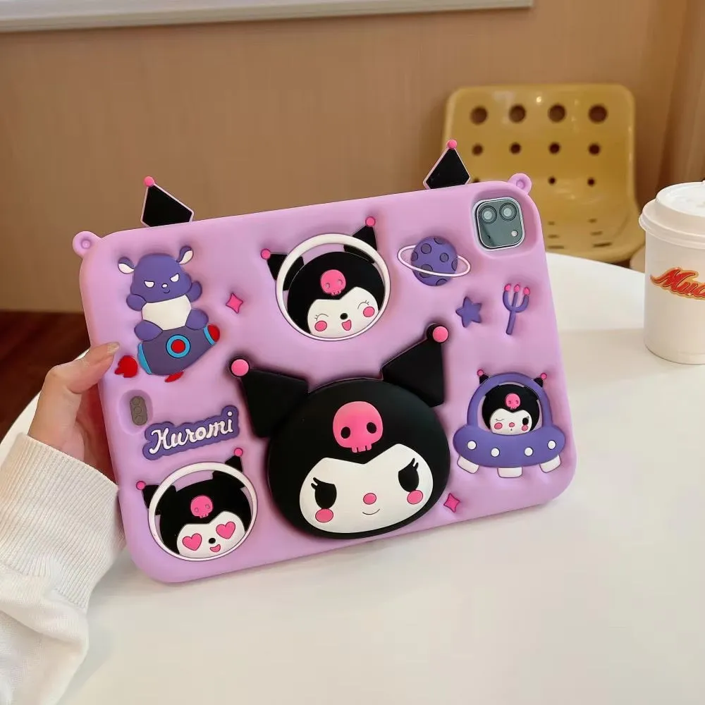 3d Pink Kitten iPad Case