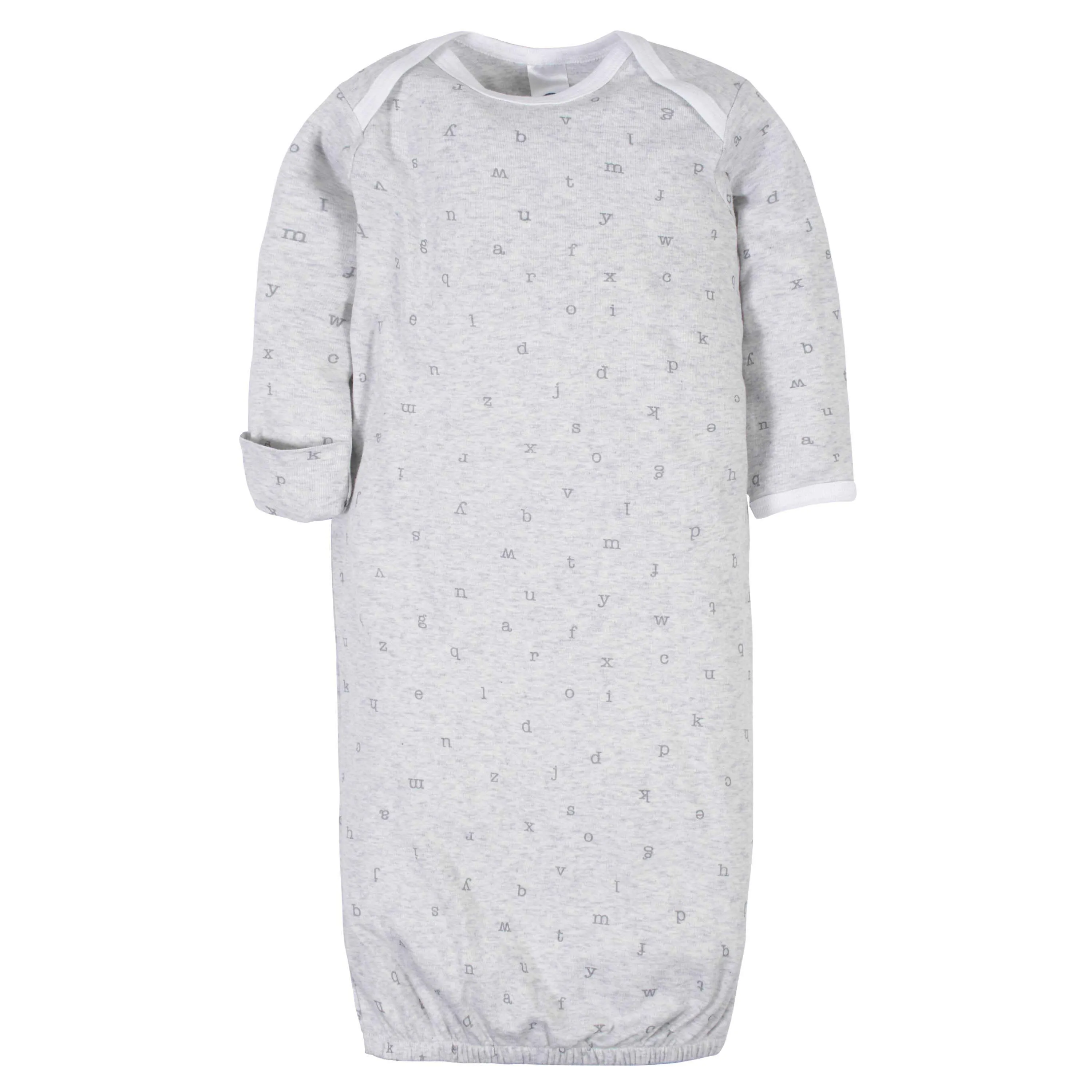 4-Pack Baby Neutral Words Gowns (Preemie) Gerber Childrenswea