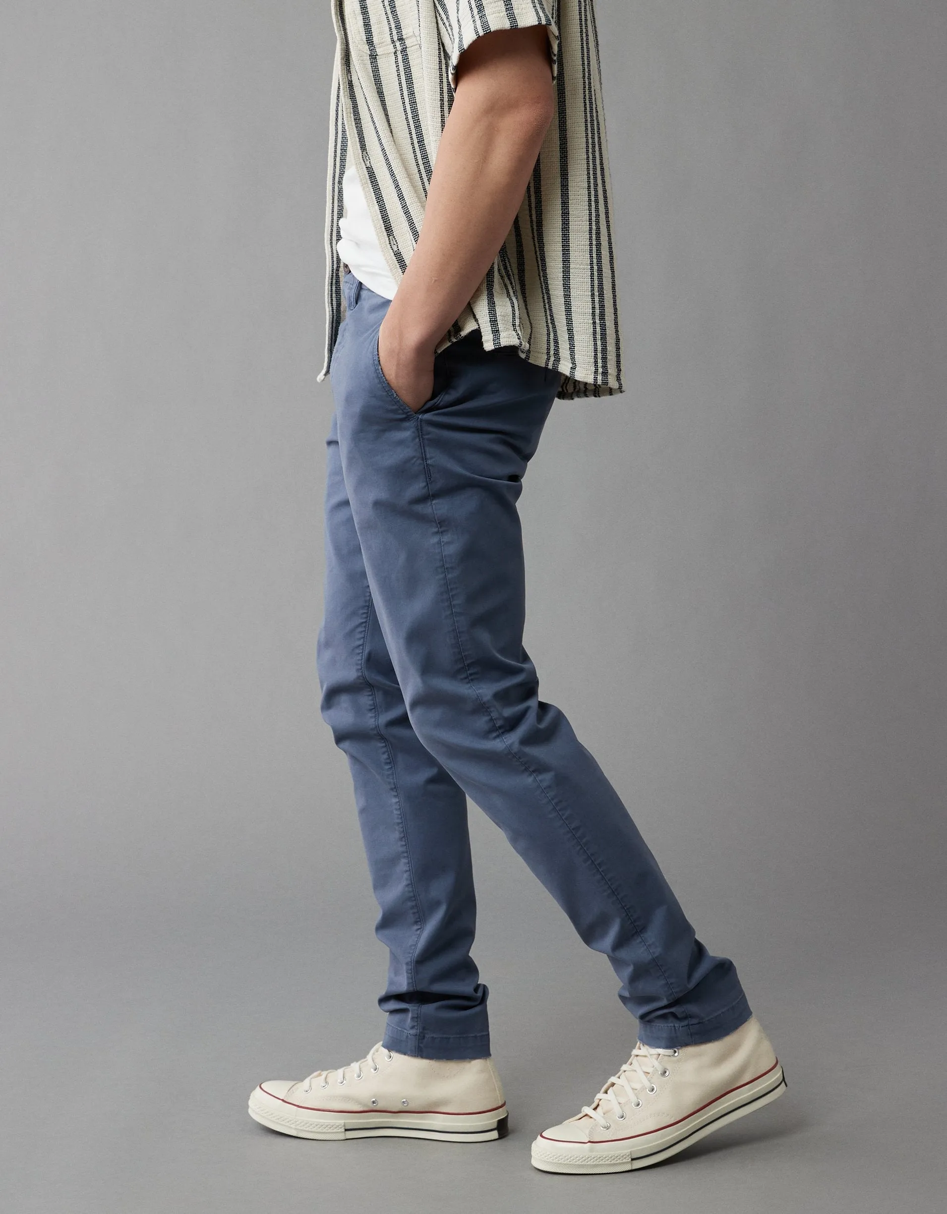 AE Flex Slim Lived-In Khaki Pant