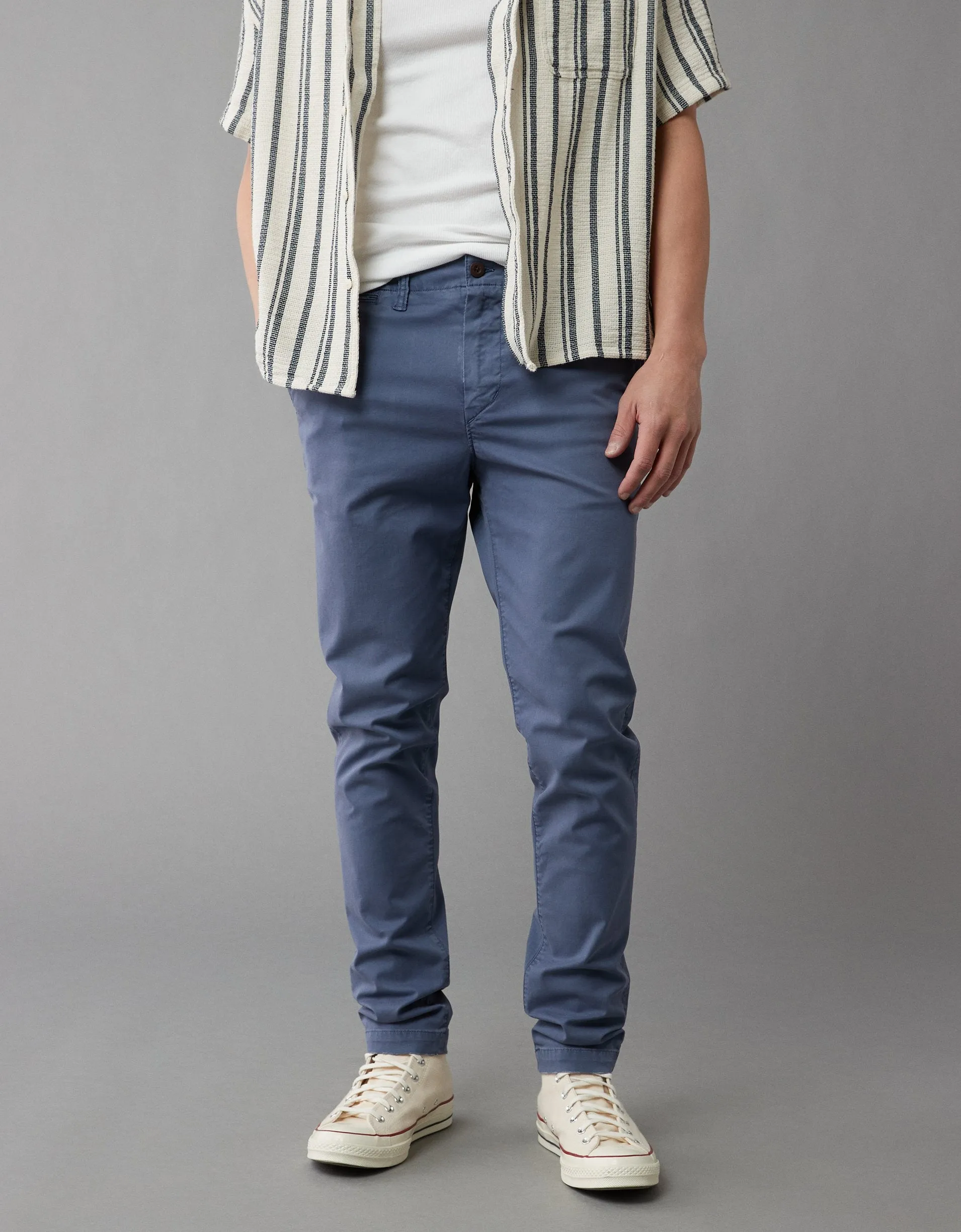 AE Flex Slim Lived-In Khaki Pant