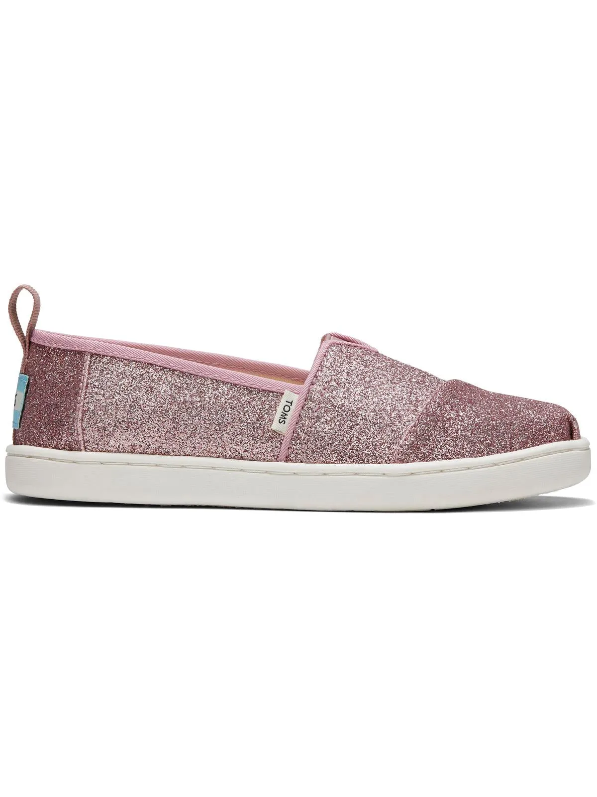 Alpargata Girls Glitter Slip On Loafers