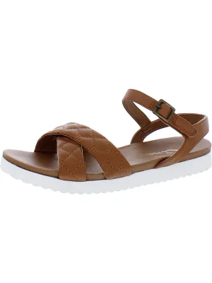 Amar Girls Big Kid Quilted Ankle Strap