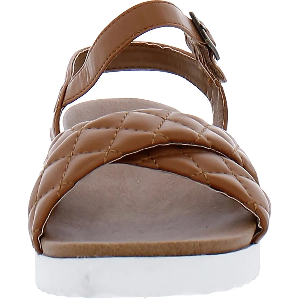 Amar Girls Big Kid Quilted Ankle Strap