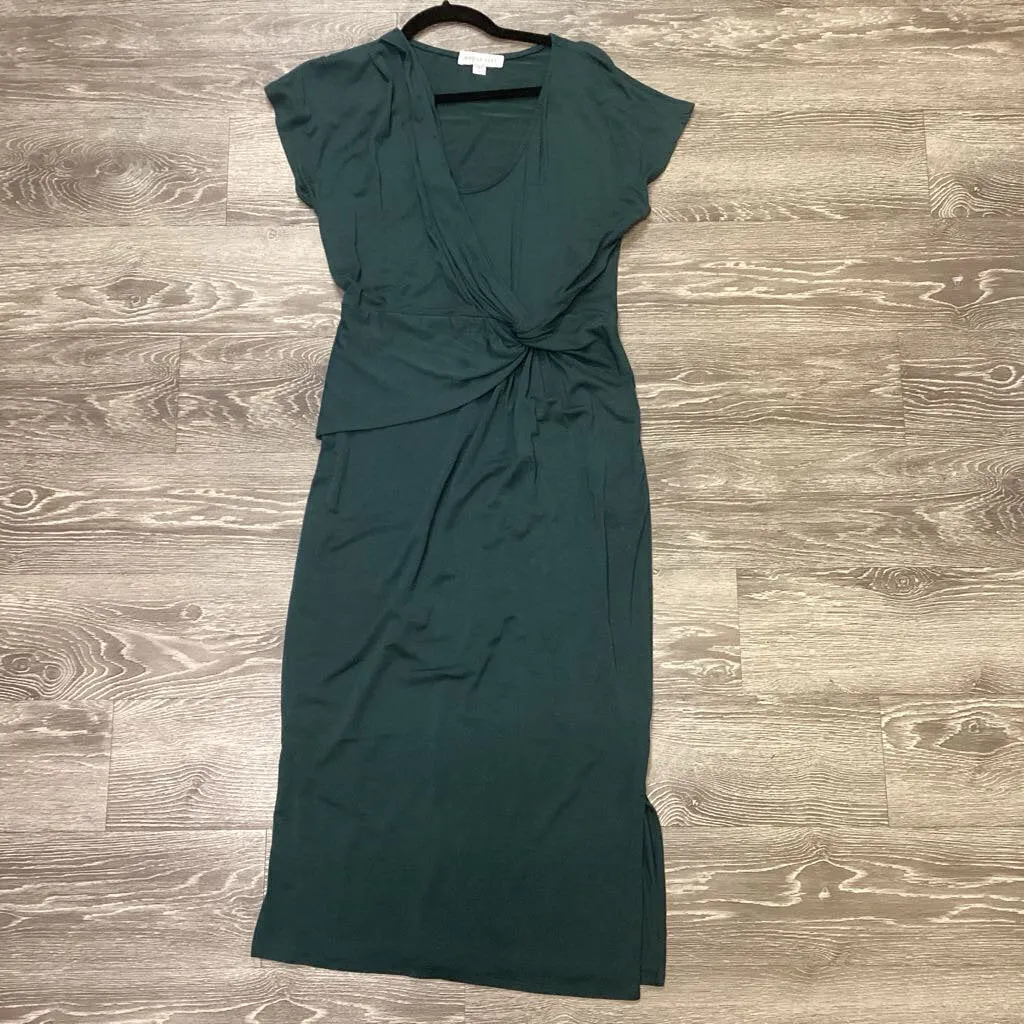 Amour Vert Knot Wrap Midi DRESSES M