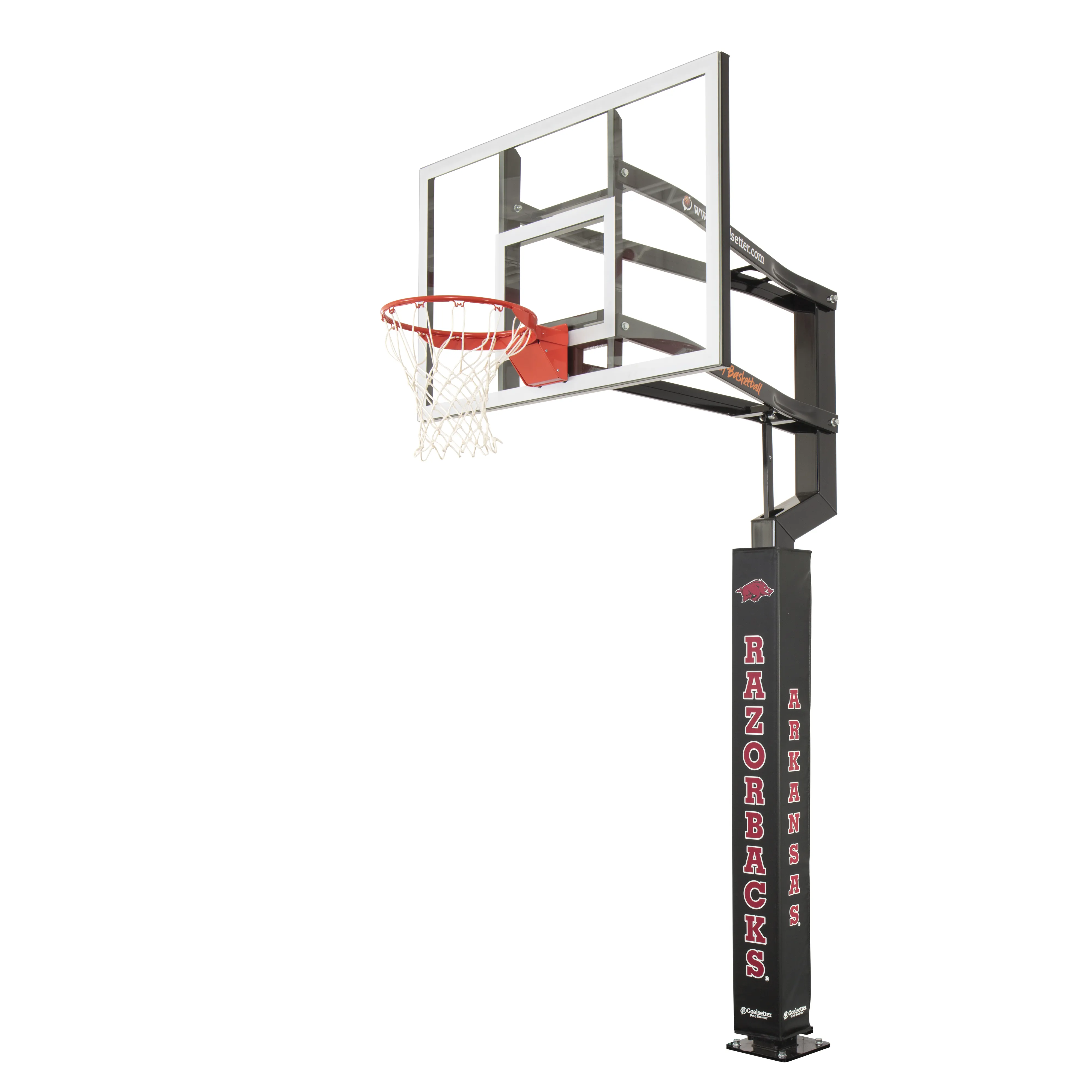 Arkansas Razorbacks Basketball Pole Pad Goalsetter