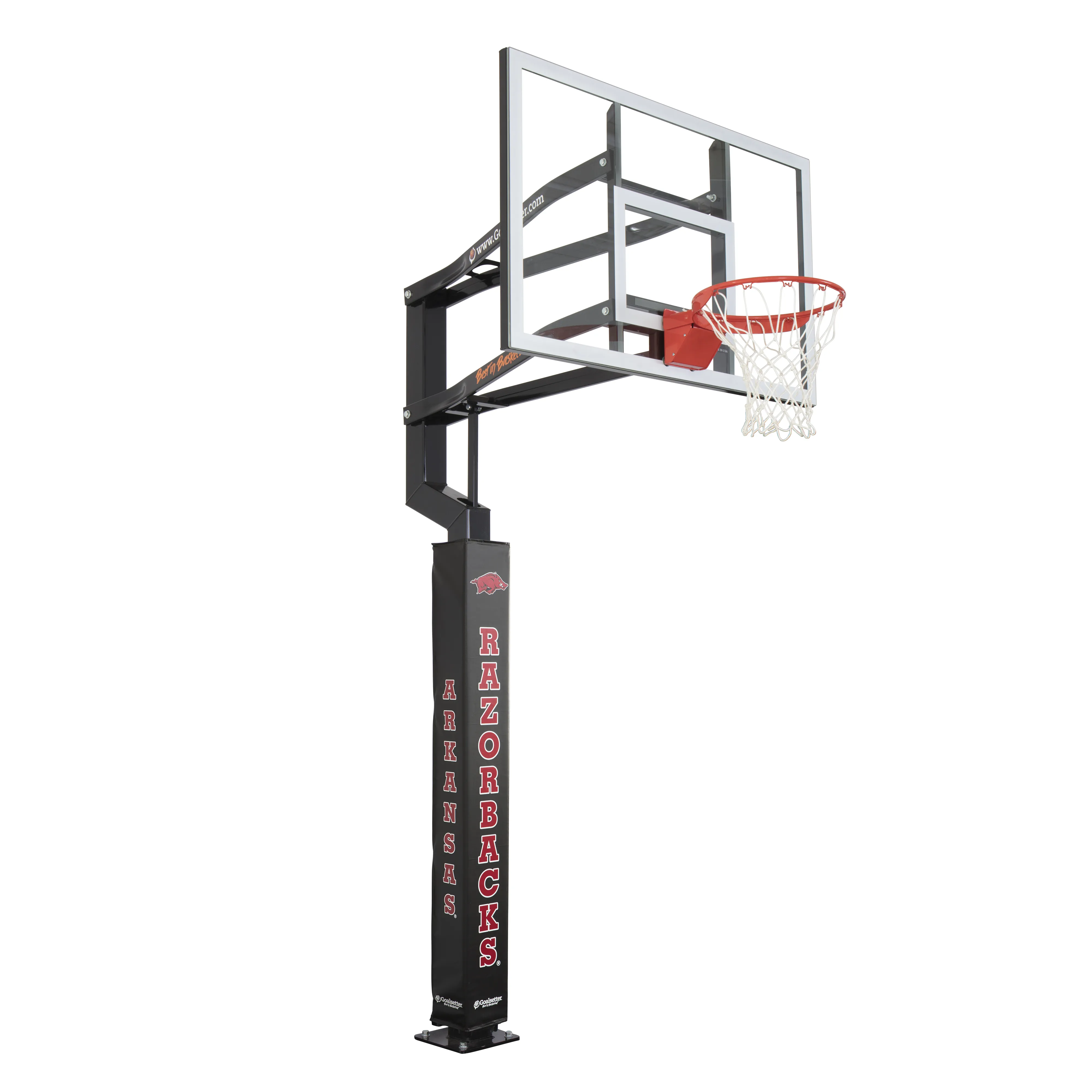 Arkansas Razorbacks Basketball Pole Pad Goalsetter