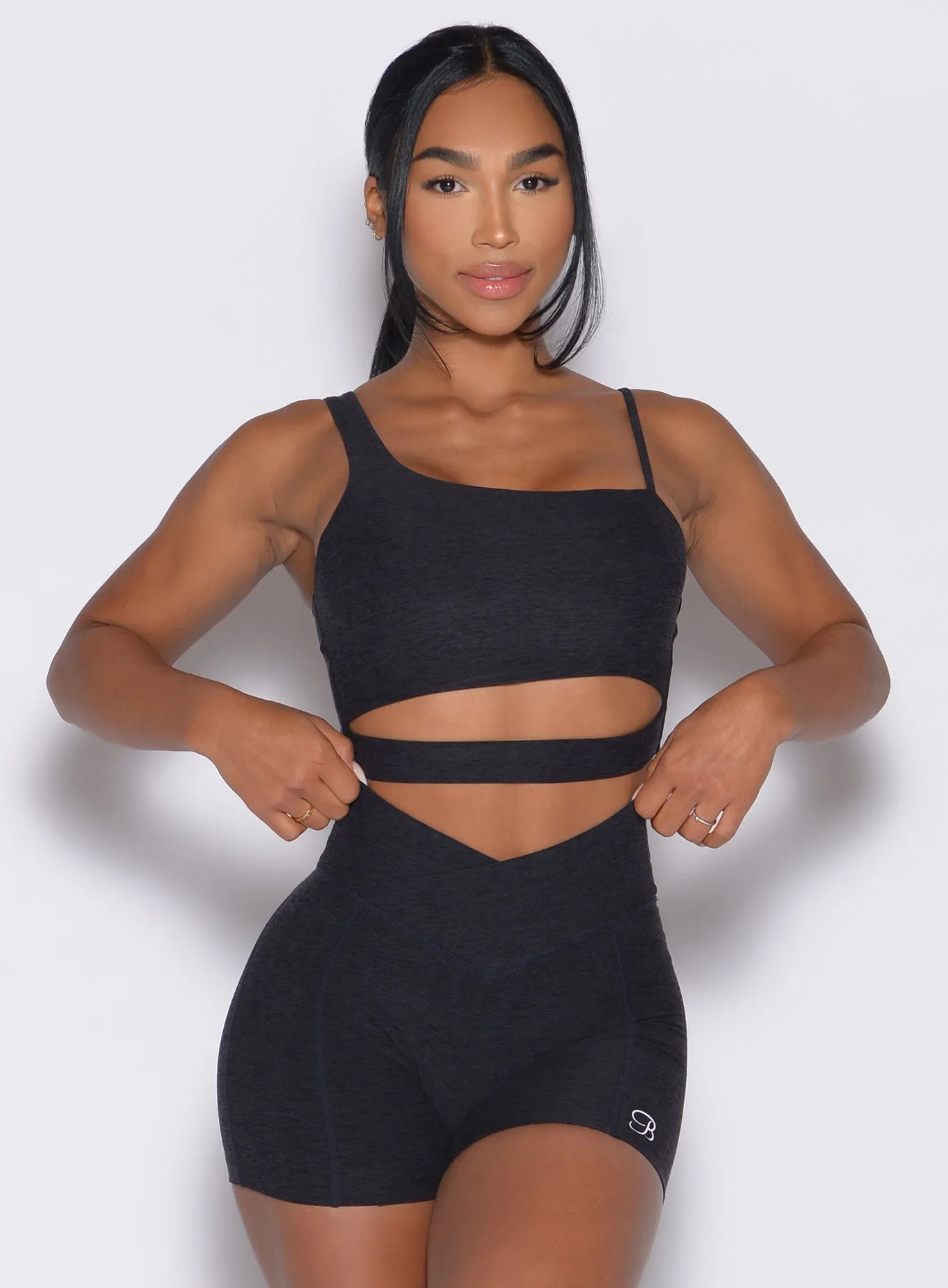 Asymmetrical Slit Bra Bombshell