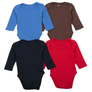 Baby Four Pack Long Sleeve Bodysuit