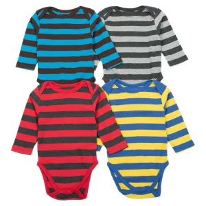Baby Four Pack Long Sleeve Bodysuit