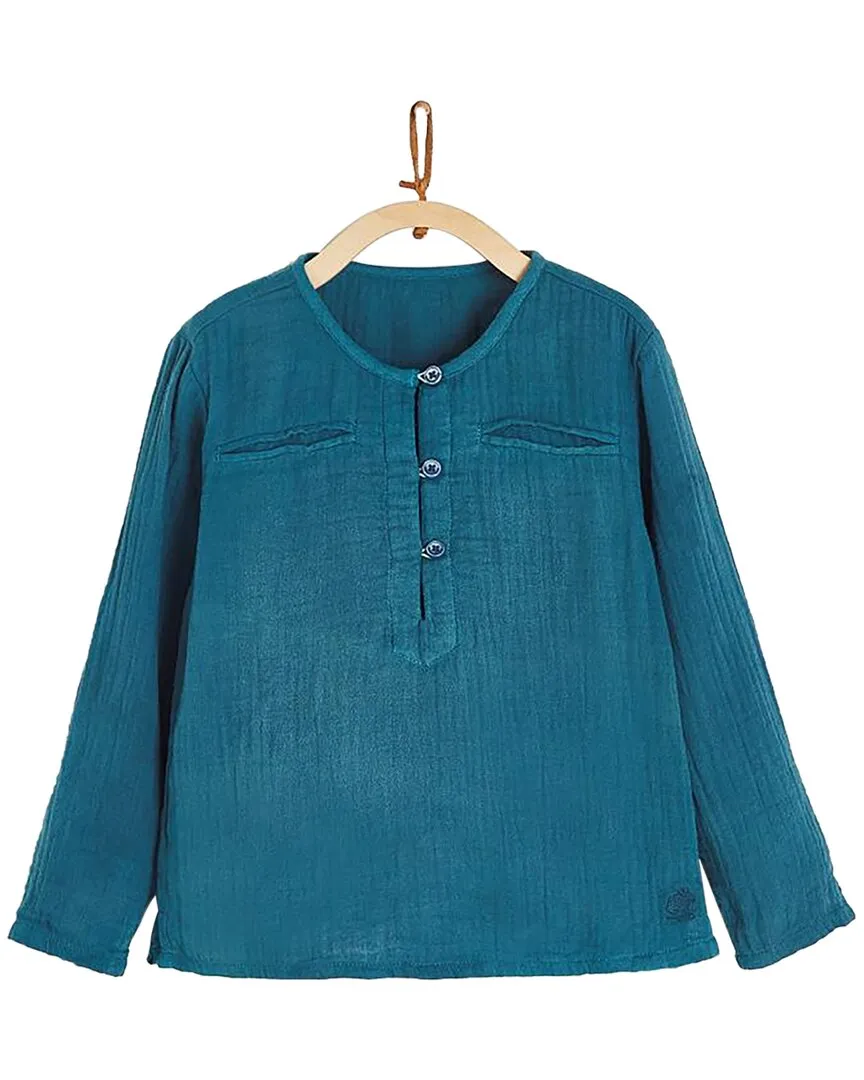 babycottons Paradise Mandarin Collar Shirt
