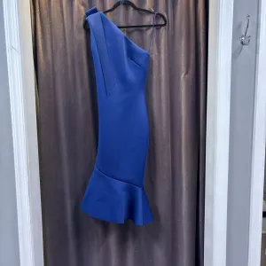 Badgley Mischka Side Bow One Shoulder DRESSES 6