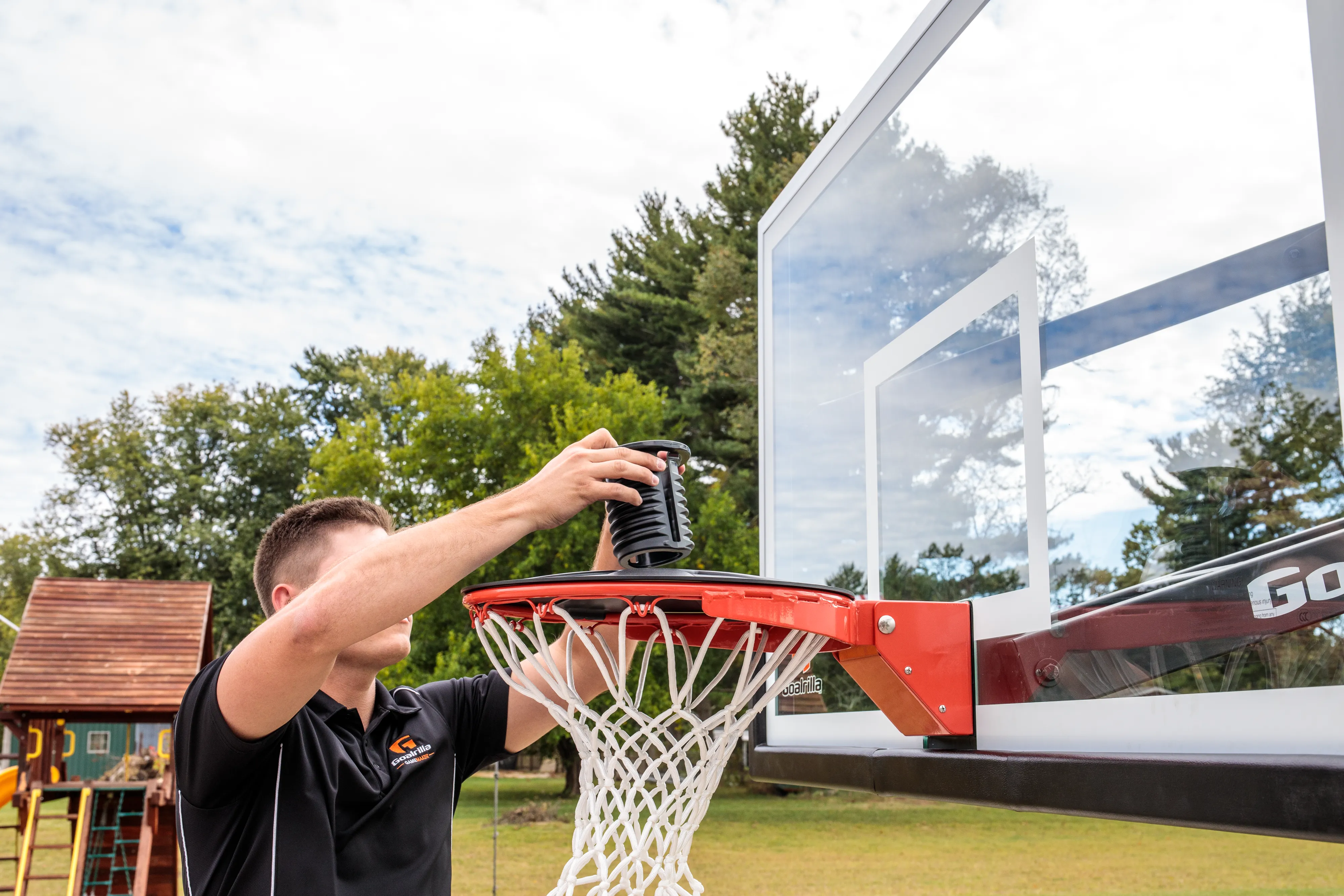 Basketball Hoop Rim Blocker Goalsetter