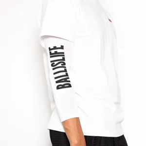 BL2 Shooting Sleeve in White Ballislife
