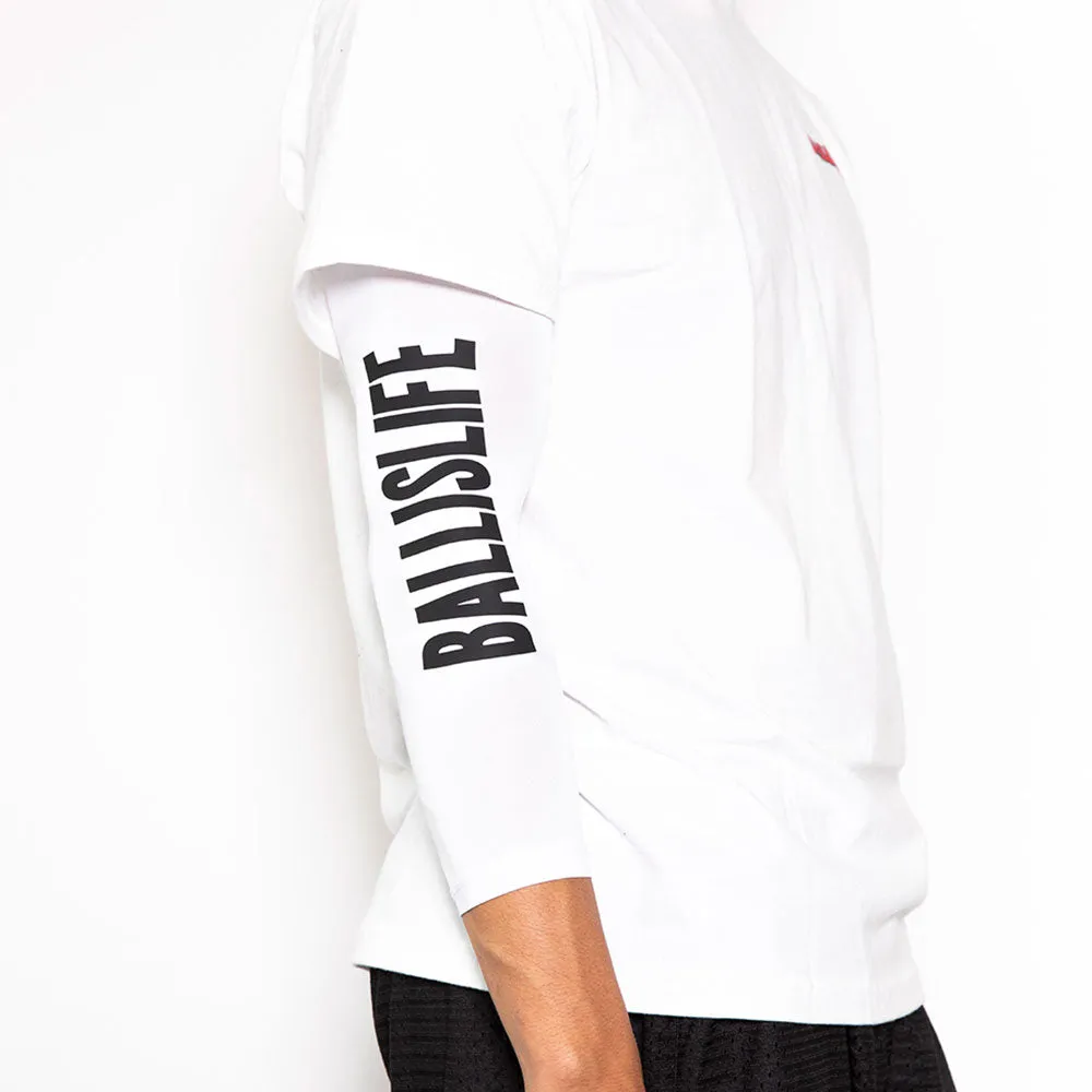 BL2 Shooting Sleeve in White Ballislife