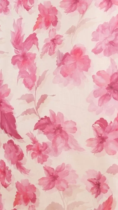 Bryony Halter Neck Maxi Dress - Pink Floral Billy J