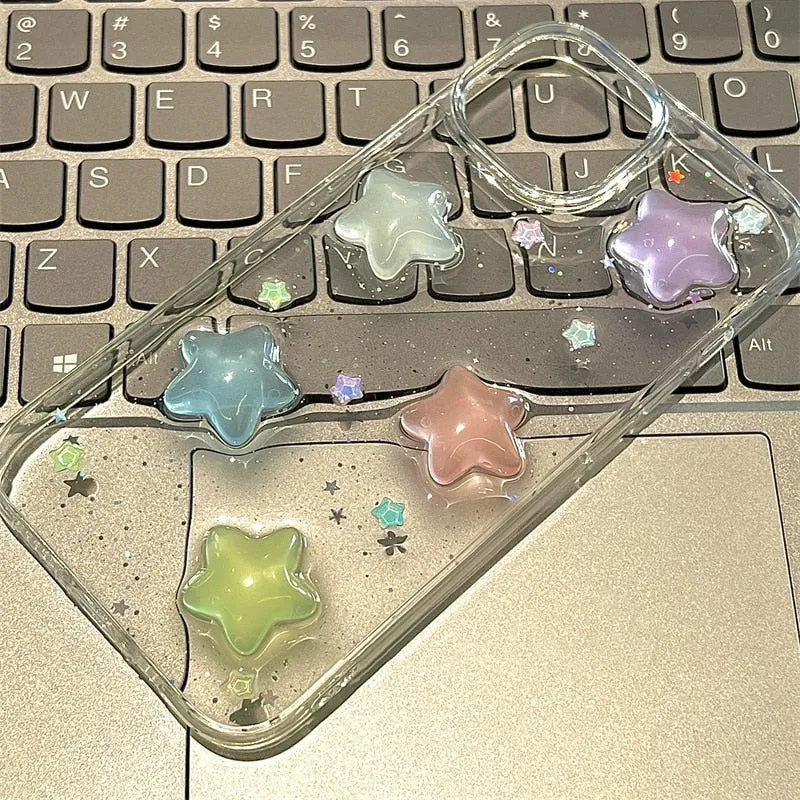 Candy Star Glow In The Dark iPhone Case