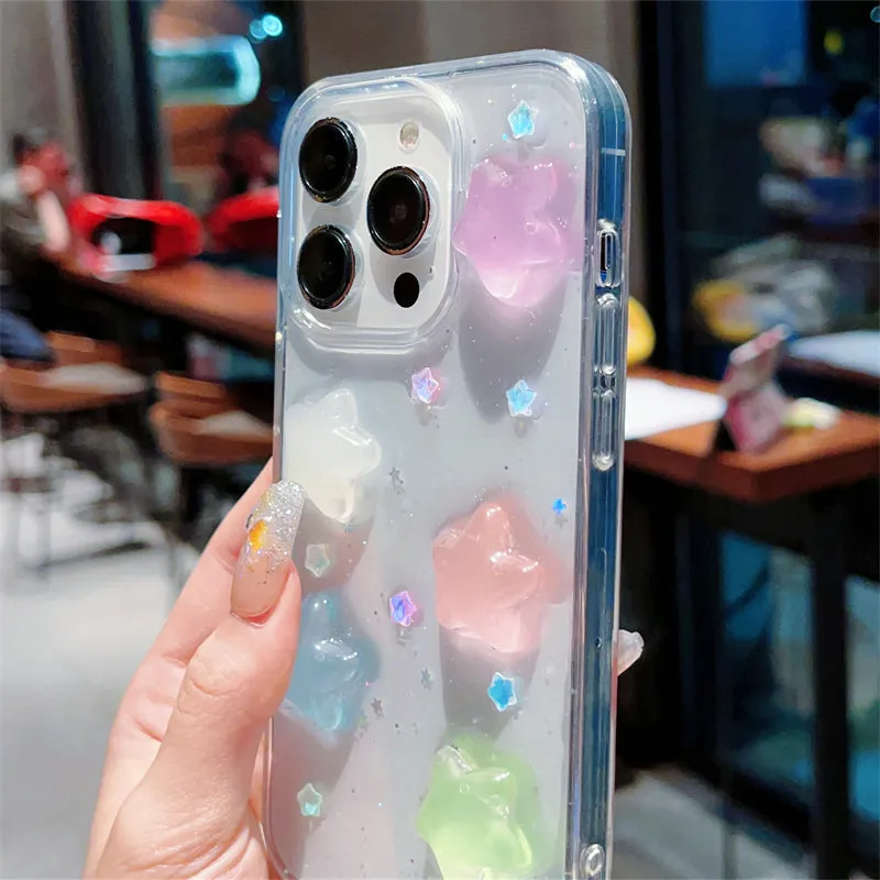 Candy Star Glow In The Dark iPhone Case