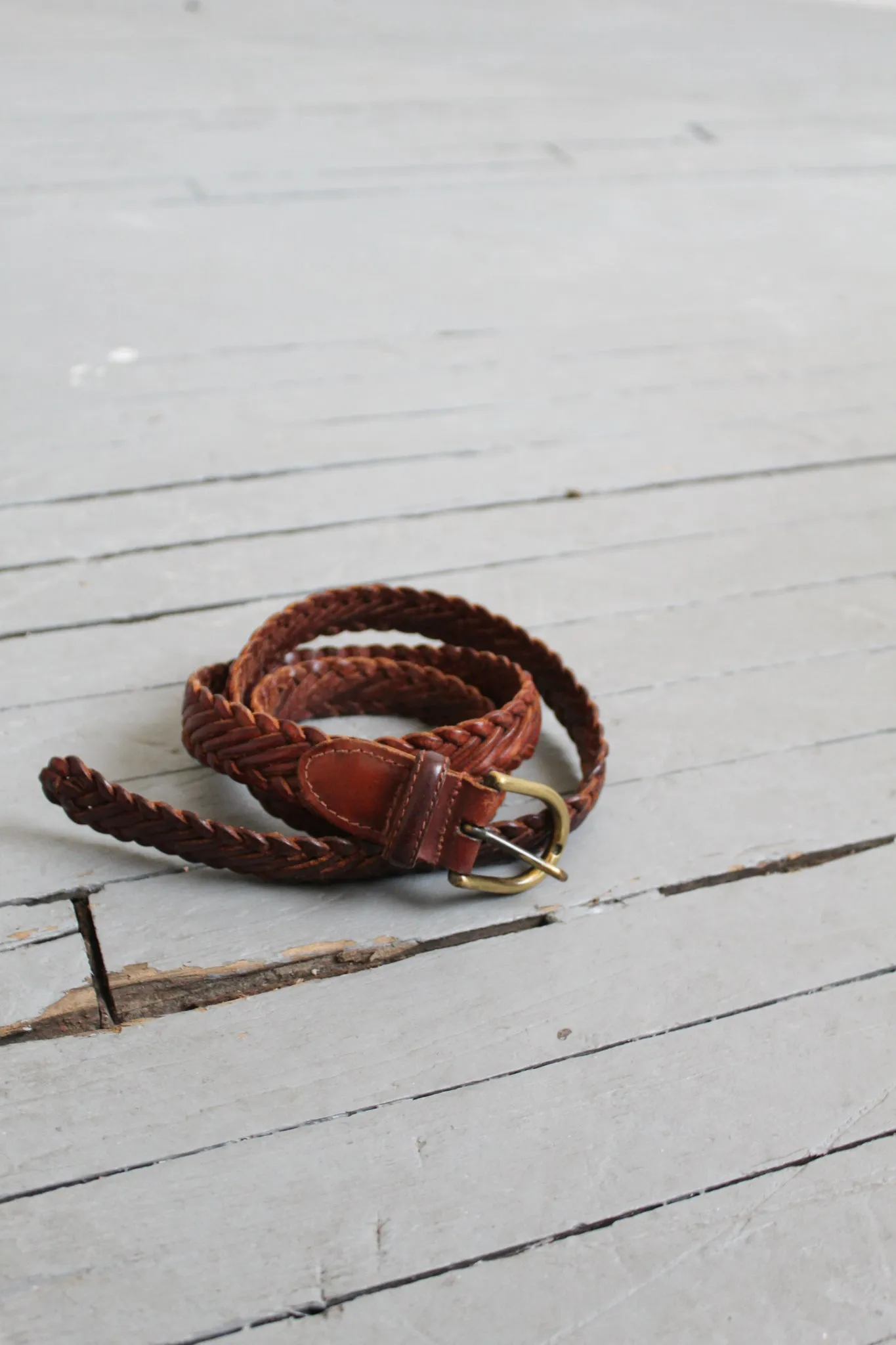 cardamom leather belt 1919 Vintage