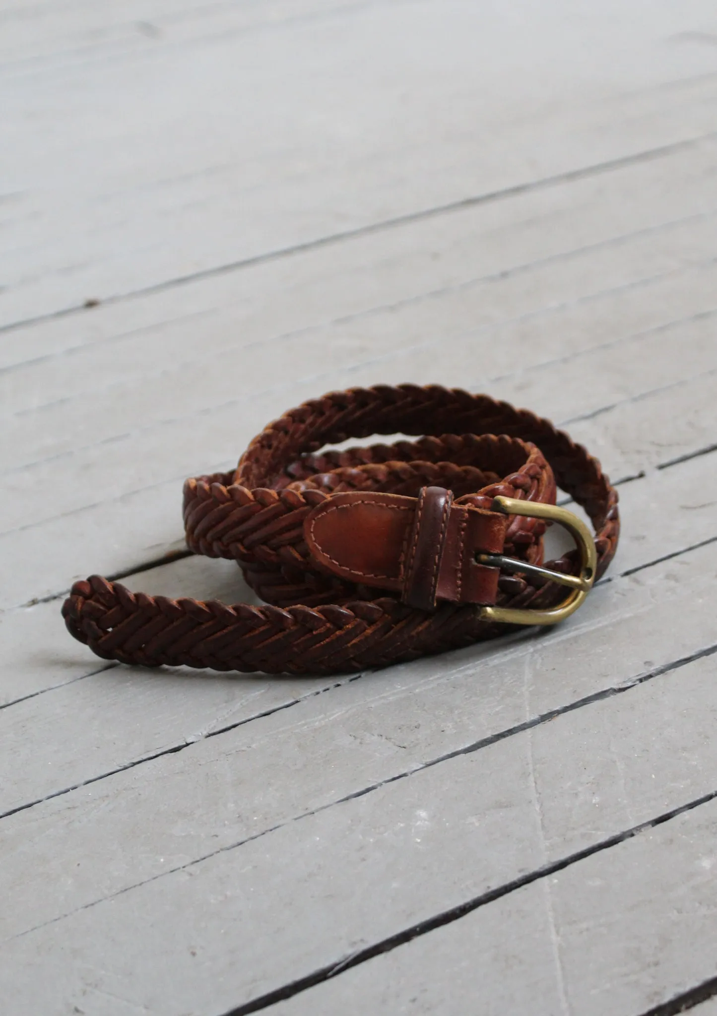 cardamom leather belt 1919 Vintage