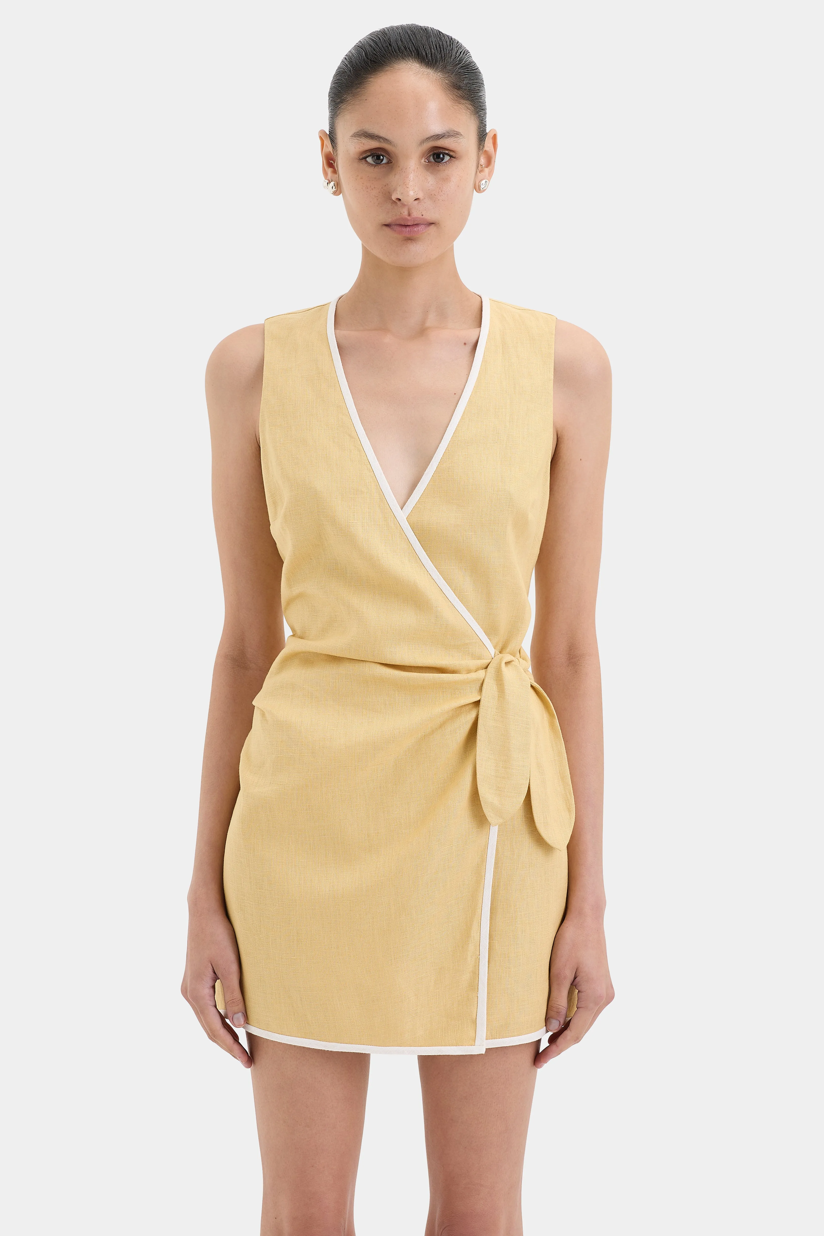 Carlotta Wrap Mini Dress SIR