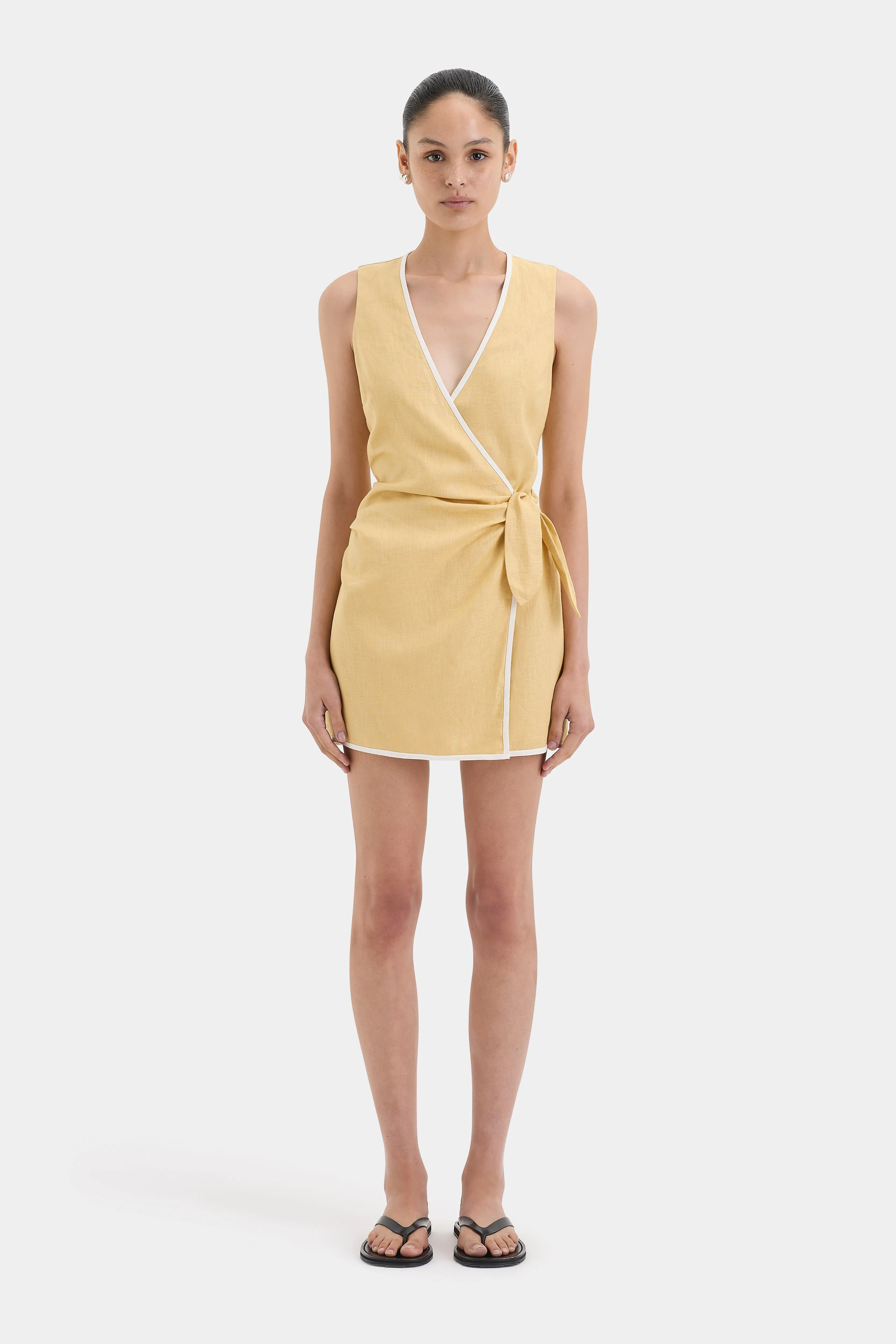 Carlotta Wrap Mini Dress SIR