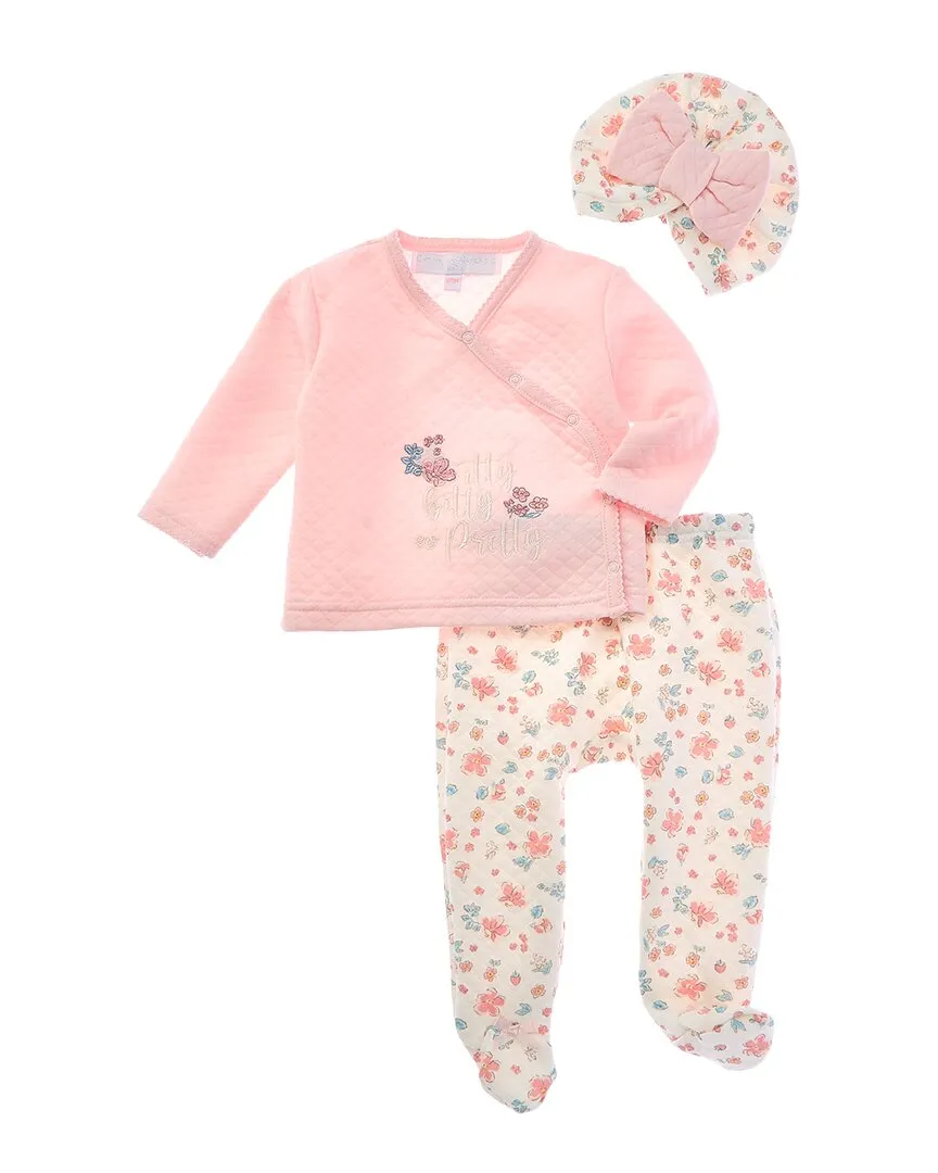 Catherine Malandrino 3pc Quilted Take Me Home Set