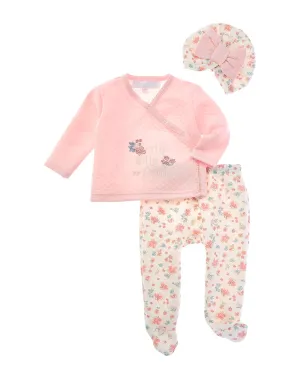 Catherine Malandrino 3pc Quilted Take Me Home Set