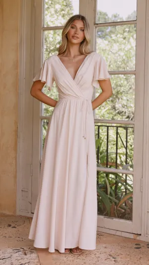 Charlize Maxi Dress - Ivory Billy J