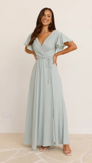 Charlize Maxi Dress - Sage Billy J