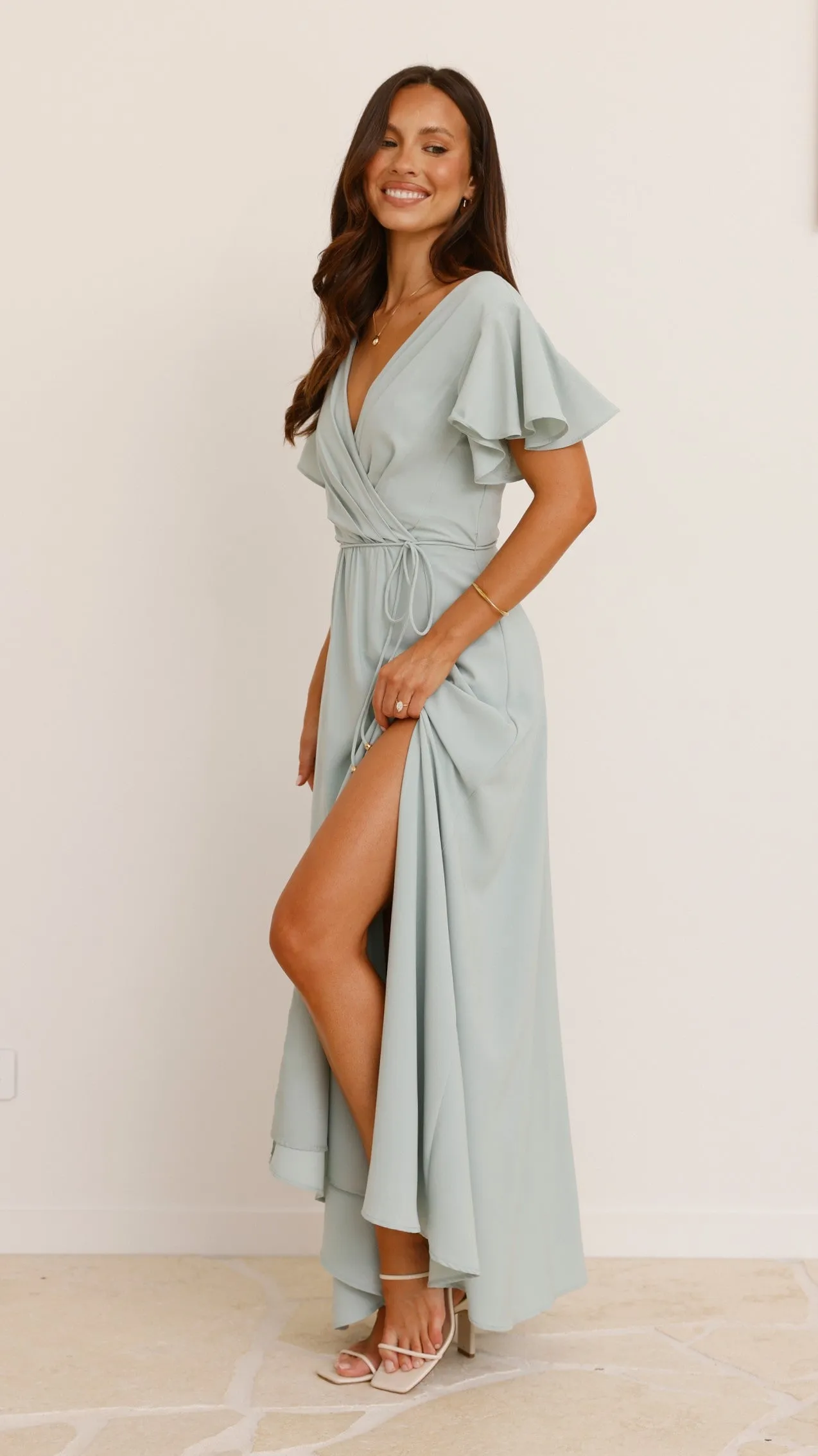 Charlize Maxi Dress - Sage Billy J