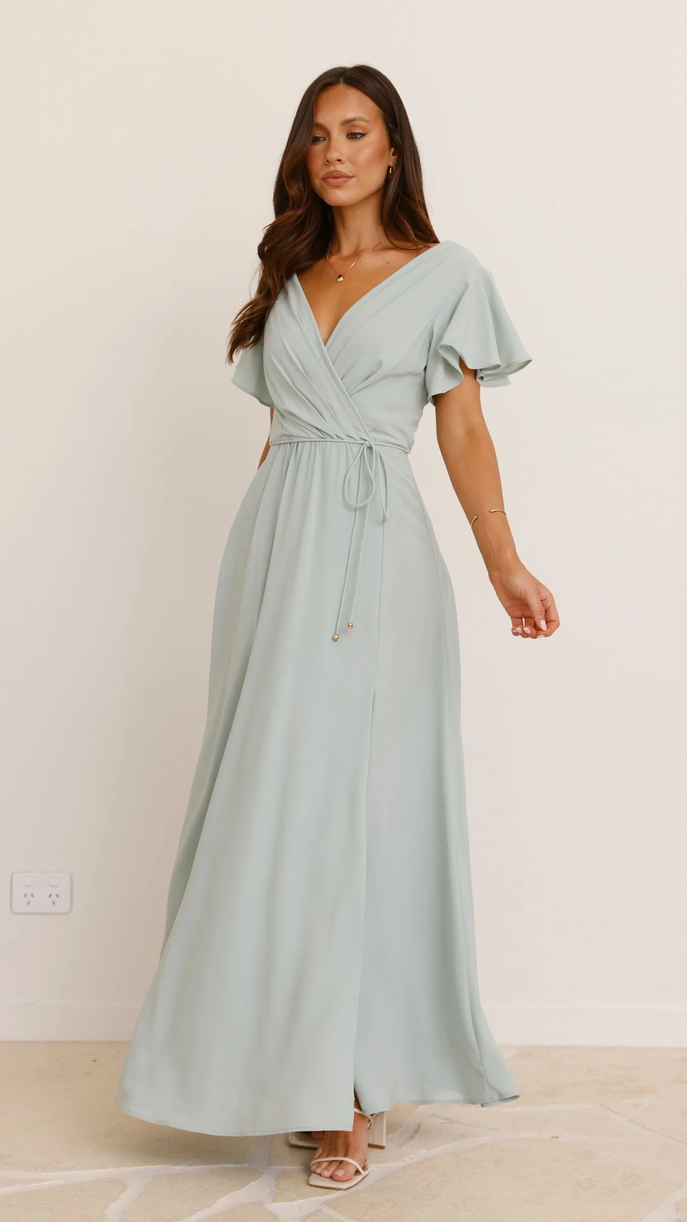 Charlize Maxi Dress - Sage Billy J