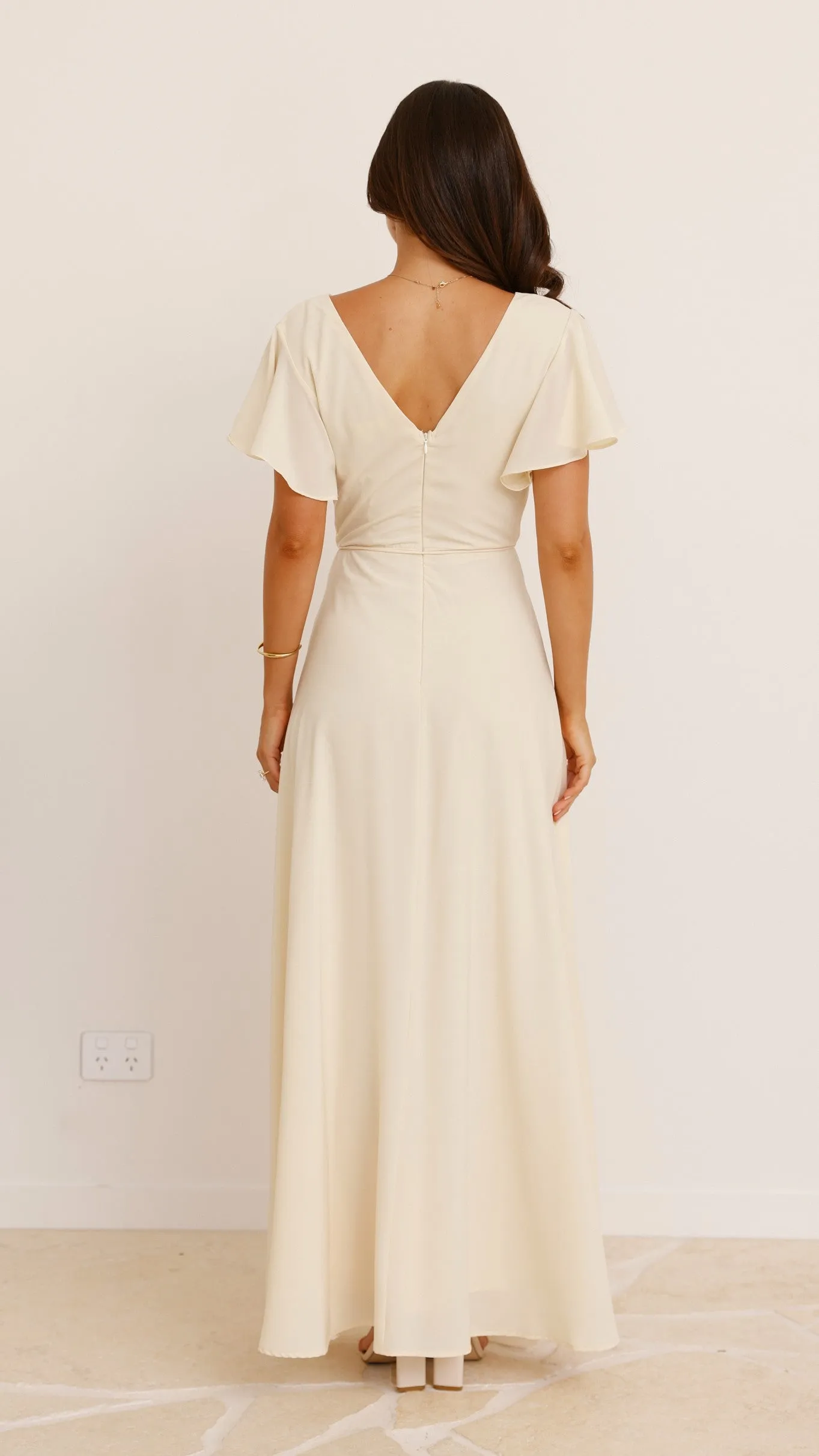 Charlize Maxi Dress - Yellow Billy J
