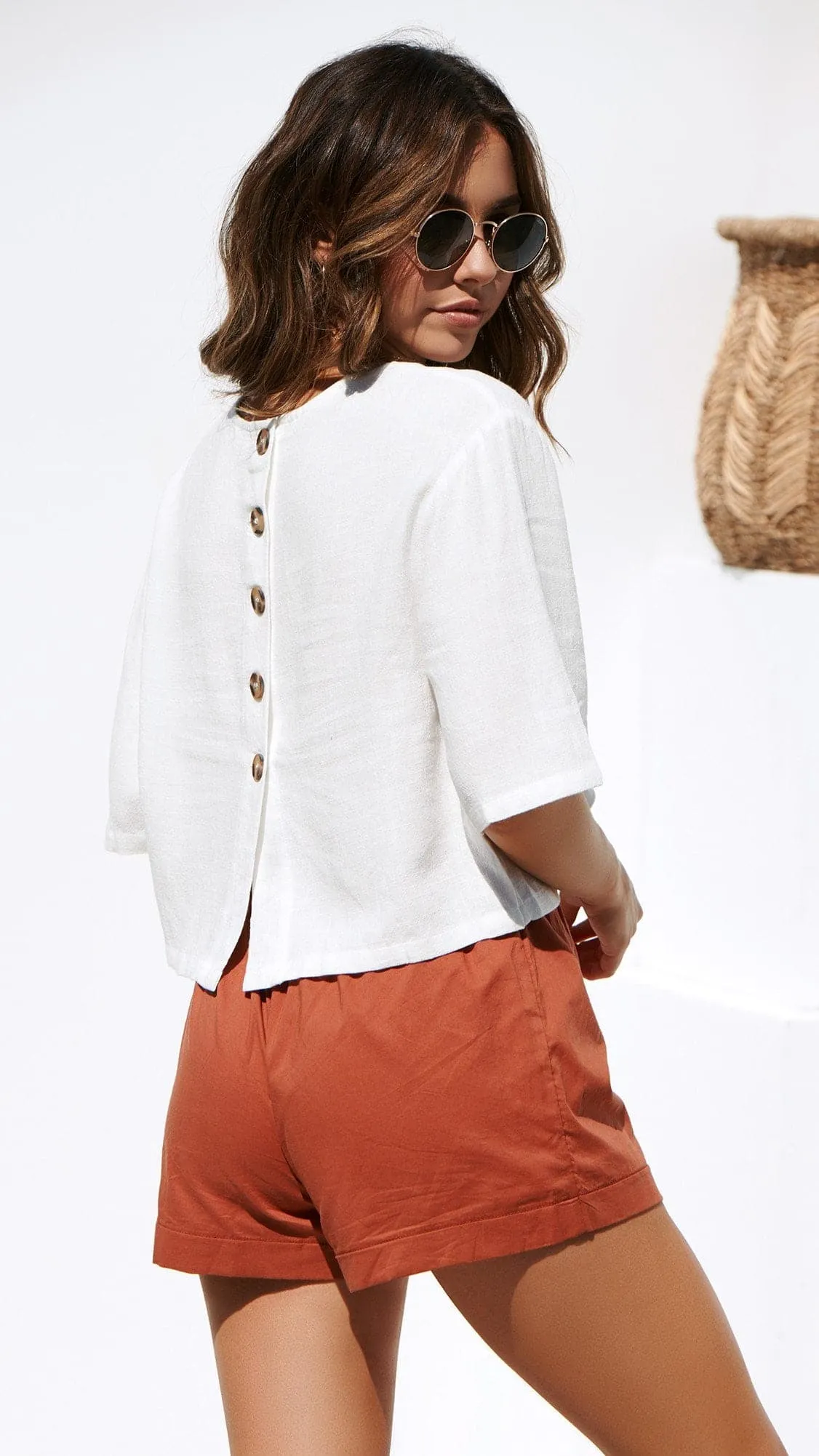 Charlotte Top - White Billy J
