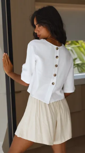 Charlotte Top - White Billy J