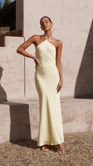 Chiara Maxi Dress - Yellow Billy J