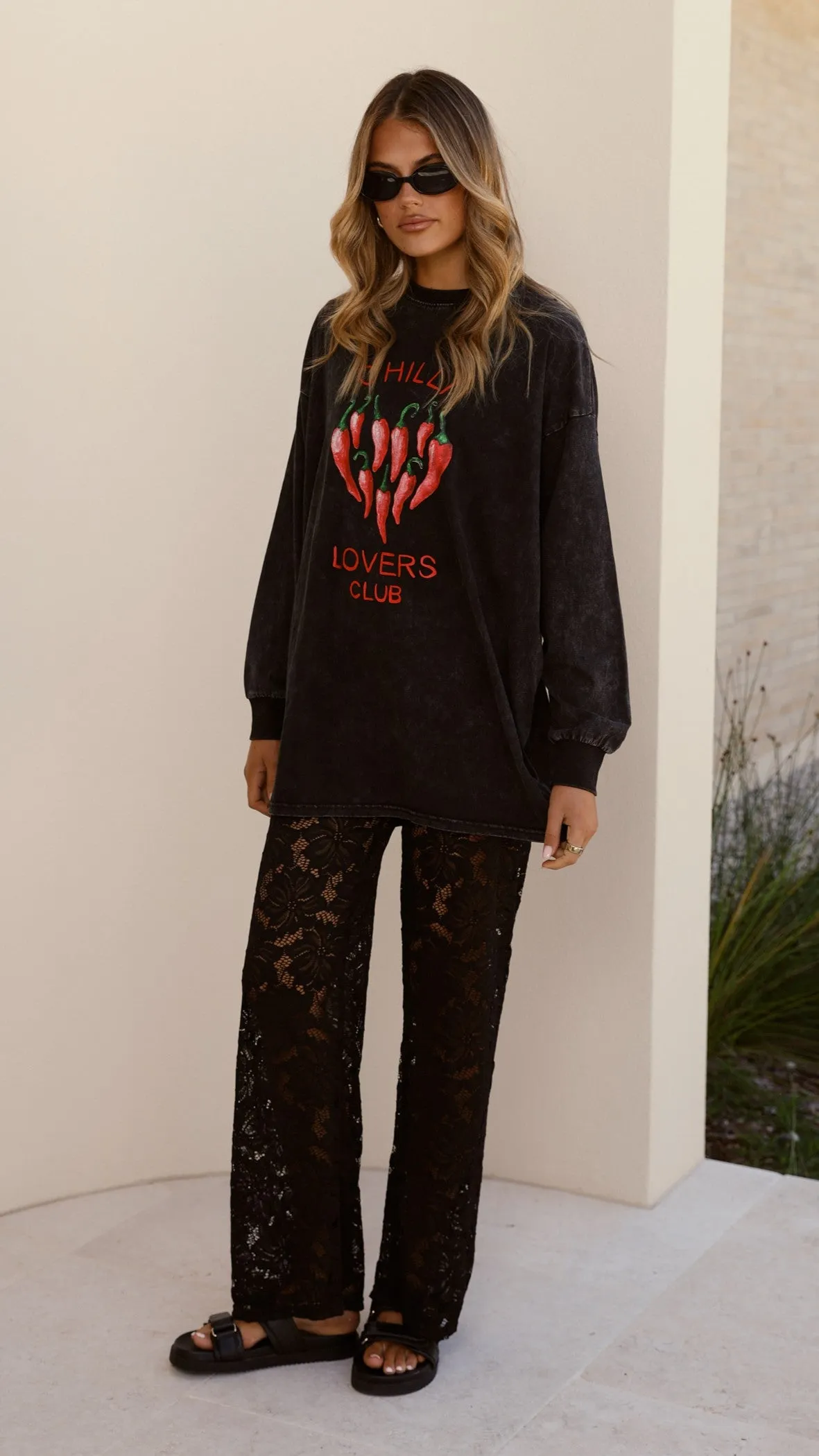 Chilli Lovers Tee and Pants Set - Black Billy J