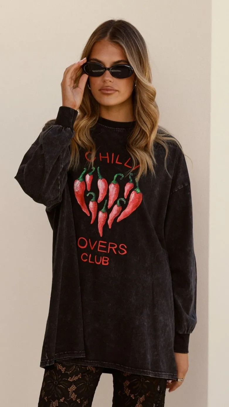 Chilli Lovers Tee and Pants Set - Black Billy J