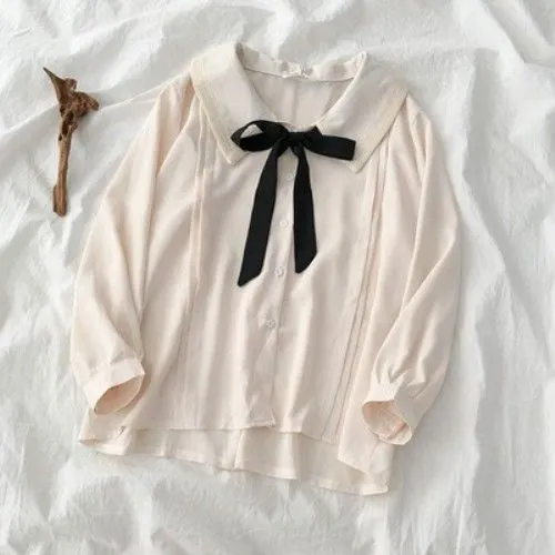 Classic Academia Collared Blouse