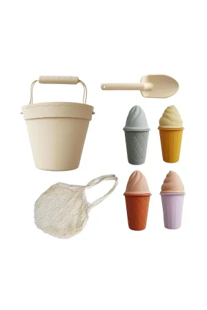 Classic Retro Silicone Ice Cream Beach Set
