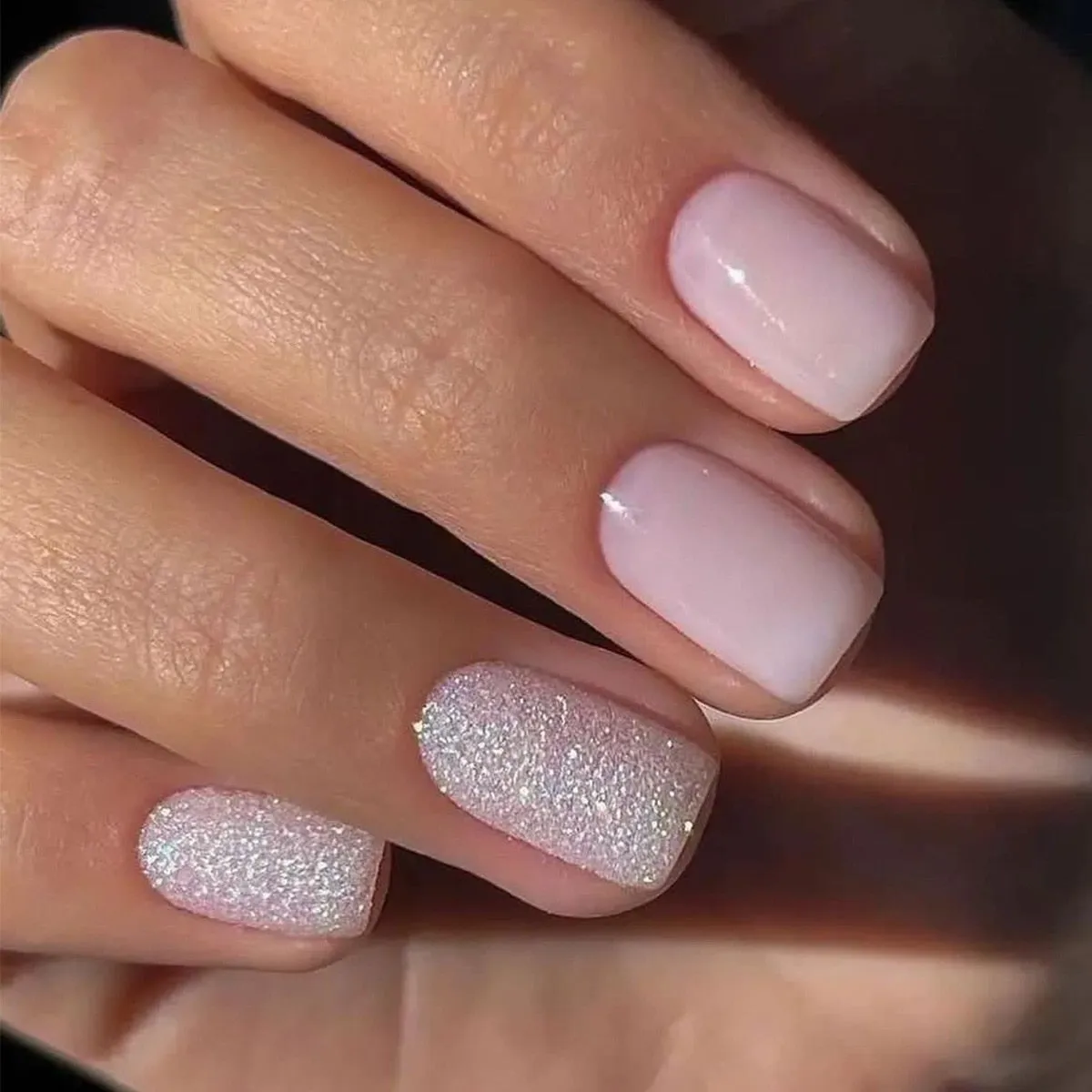 Clear Neutral Tone Press On Nails