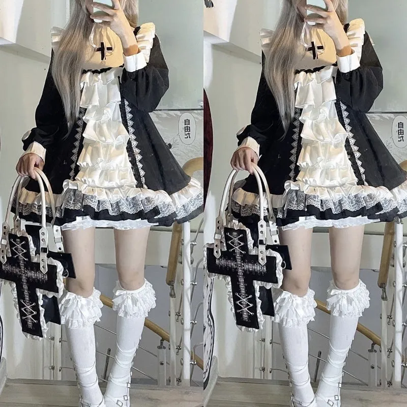 Courting The Priest Ruffled Dress
