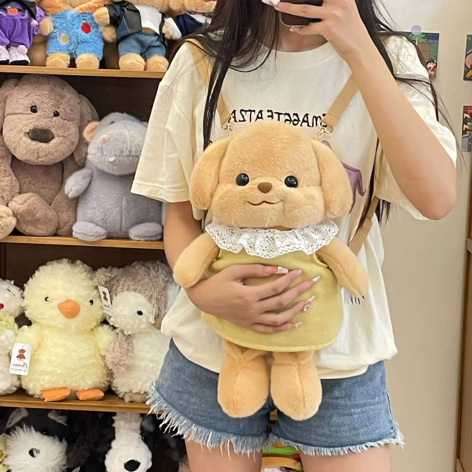 Cozy Teddy Crossbody Tote