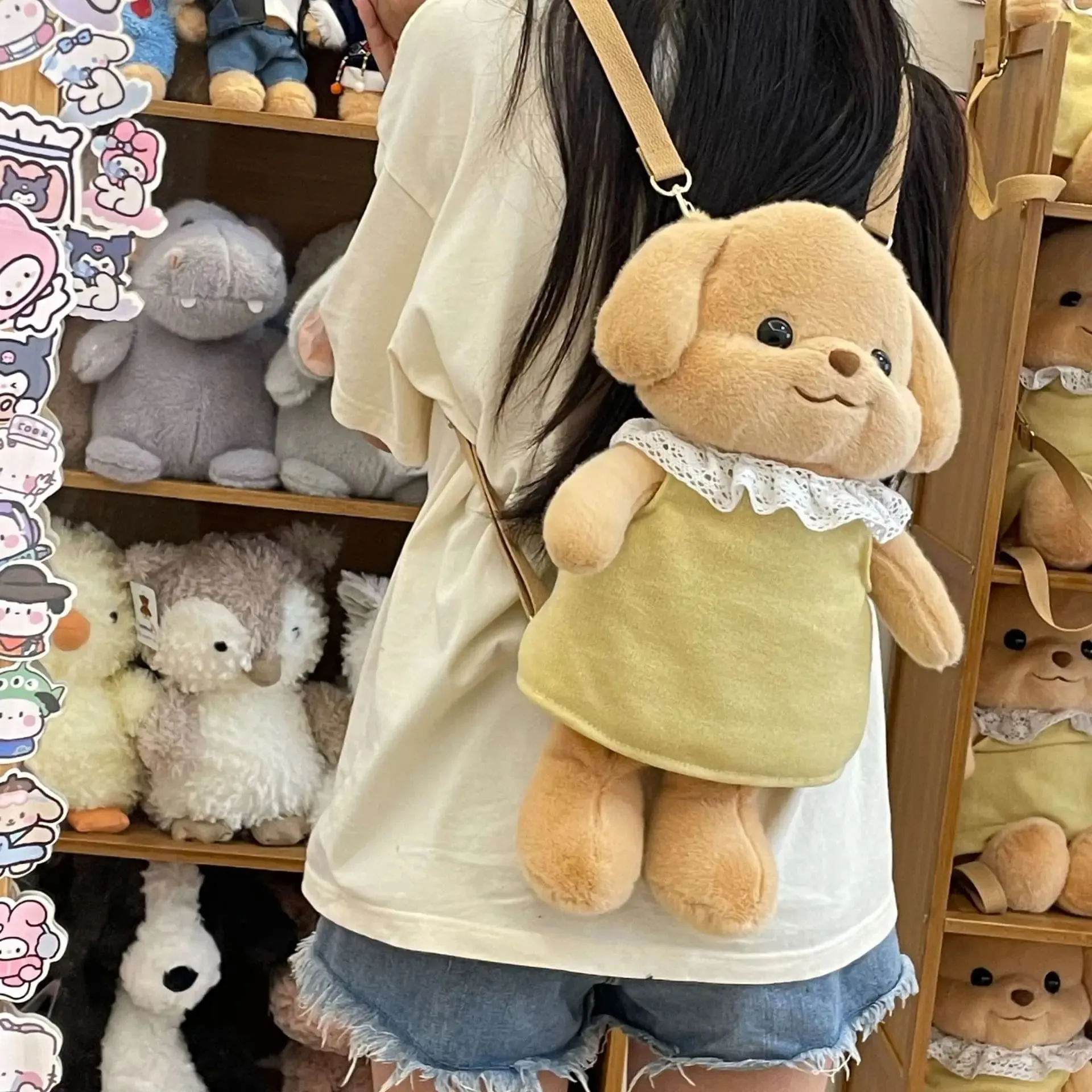 Cozy Teddy Crossbody Tote