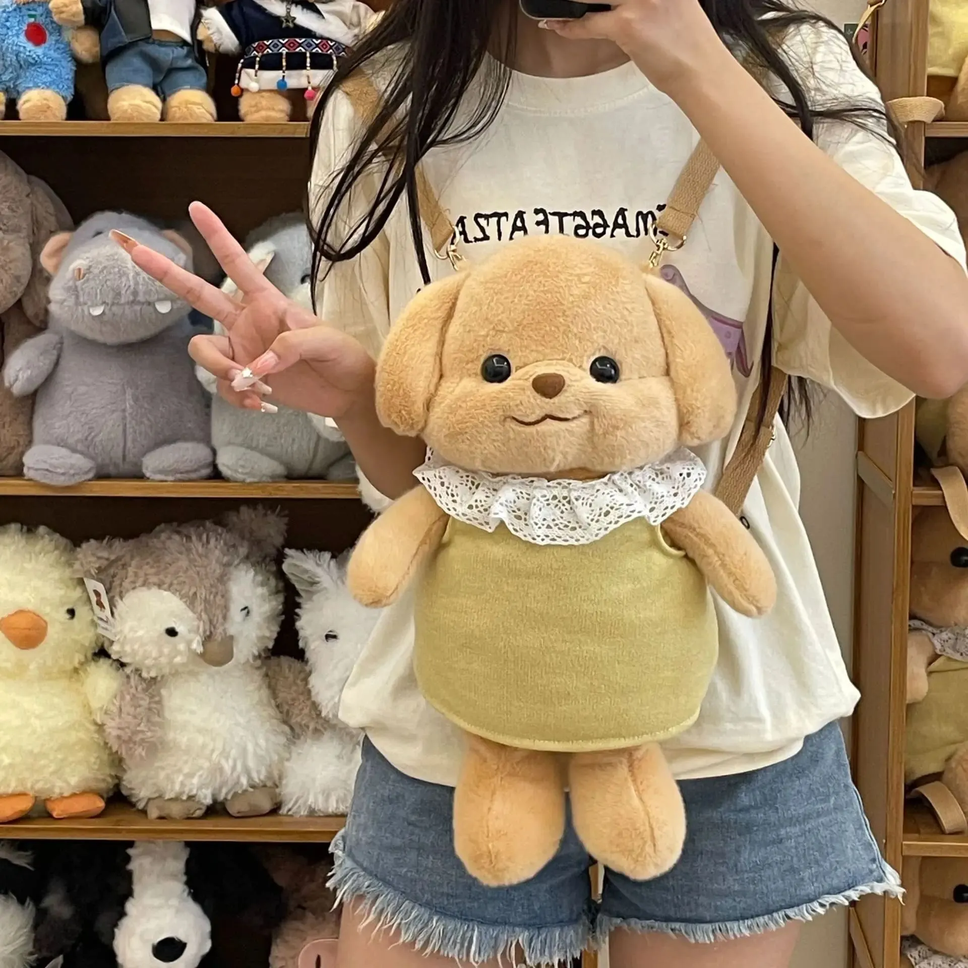 Cozy Teddy Crossbody Tote