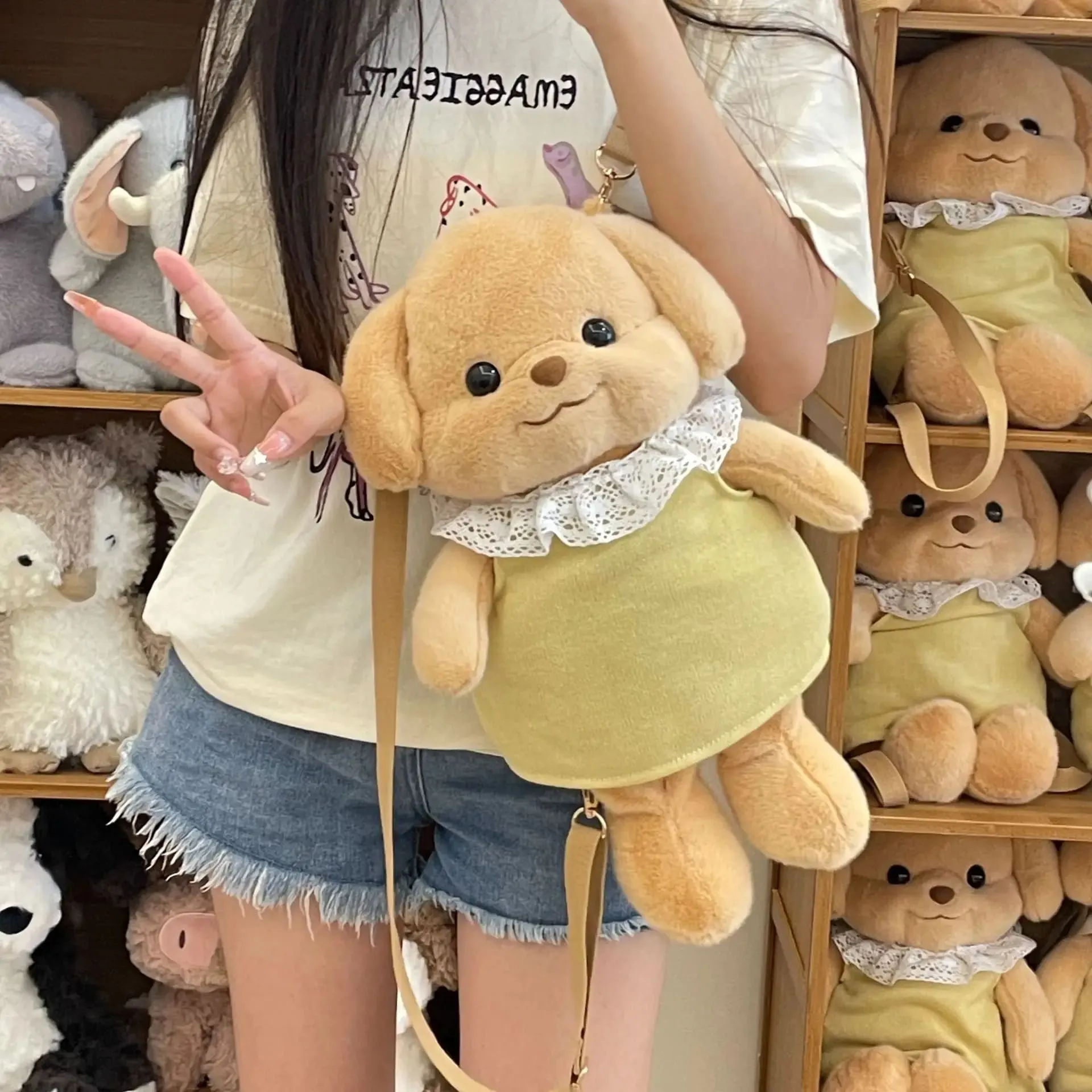 Cozy Teddy Crossbody Tote